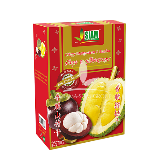 FREEZE DRIED DURIAN - MANGOSTEEN GIFT SET (2 CANS EACH / BOX)