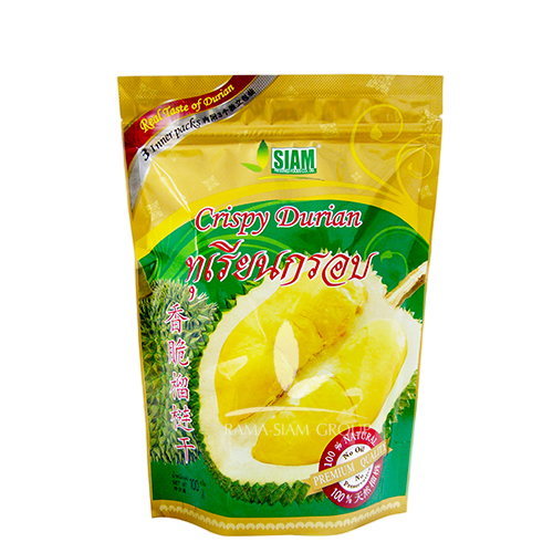 FREEZE DRIED DURIAN IN ALU FOIL BAG